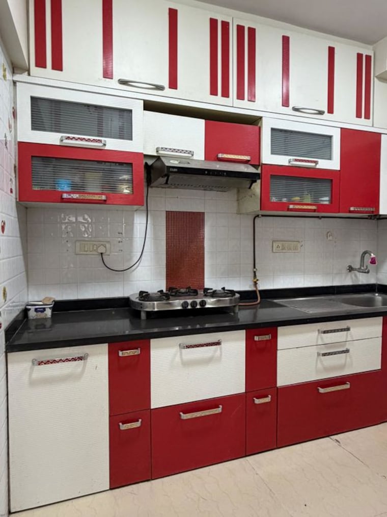 Kitchen, adhiraj-cyprees-aqua 3 Bedroom 1600 Sq.Ft. Apartment In Kharghar Navi Mumbai 9976327