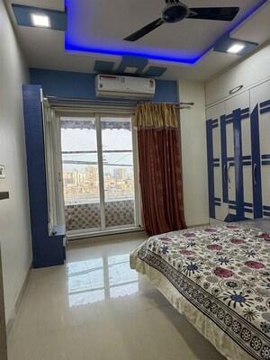 Bedroom in 3 BHK Apartment at Adhiraj Cyprees Aqua, Kharghar – for Rent