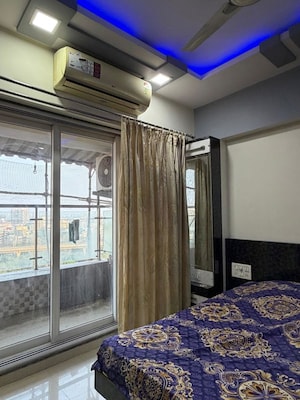 Bedroom in 3 BHK Apartment at Adhiraj Cyprees Aqua, Kharghar – for Rent