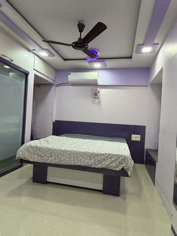 Bedroom in 3 BHK Apartment at Adhiraj Cyprees Aqua, Kharghar – for Rent