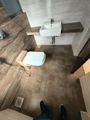 Bathroom in 2.5 BHK Apartment at Adhiraj Cyprees Aqua, Kharghar – for Rent