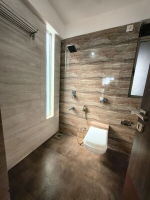 Bathroom in 2.5 BHK Apartment at Adhiraj Cyprees Aqua, Kharghar – for Rent