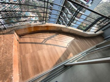 Balcony in 2.5 BHK Apartment at Adhiraj Cyprees Aqua, Kharghar – for Rent