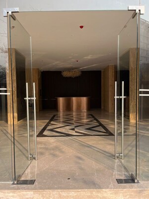 Building Lobby in 1 BHK Apartment at Crescent Silverwoods, Powai – for Rent