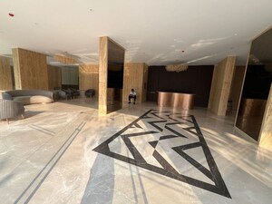 Building Lobby in 1 BHK Apartment at Crescent Silverwoods, Powai – for Rent