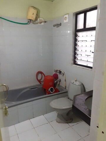 Bathroom in 3 BHK Apartment at Karishma Society, Kothrud – for Rent