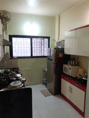 Kitchen in 3 BHK Apartment at Karishma Society, Kothrud – for Rent