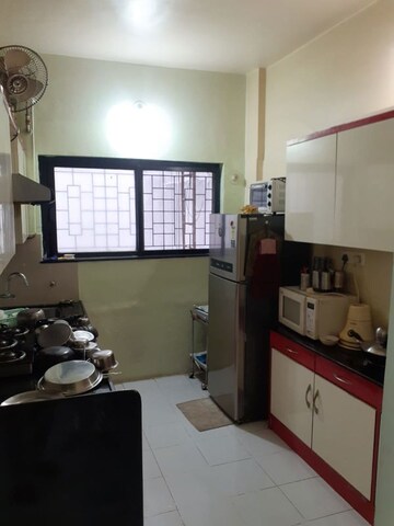 Kitchen in 3 BHK Apartment at Karishma Society, Kothrud – for Rent