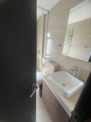 Bathroom in 3 BHK Apartment at Oberoi Realty Esquire, Goregaon East – for Rent
