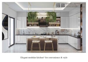 Living Room in 3 BHK Apartment at LnT Green Reserve, Sector 128 – for Sale