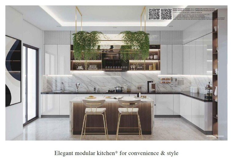 Living Room, lnt-green-reserve 3 Bedroom 2846 Sq.Ft. Apartment In Sector 128 Noida 9977454