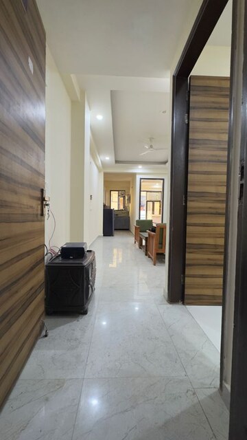 Building Lobby in 2 BHK Builder Floor at Palm Residency Chhatarpur, Rajpur Khurd Extension – for Rent