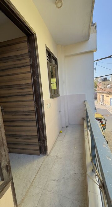 Balcony in 2 BHK Builder Floor at Palm Residency Chhatarpur, Rajpur Khurd Extension – for Rent