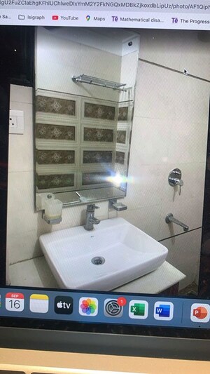 Bathroom in 3 BHK Apartment at Golden Sand Apartments, Dhakoli – for Sale
