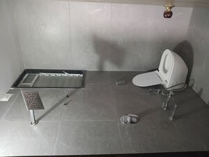 Bathroom in 3 BHK Apartment at Gami Asters, Ghansoli – for Sale