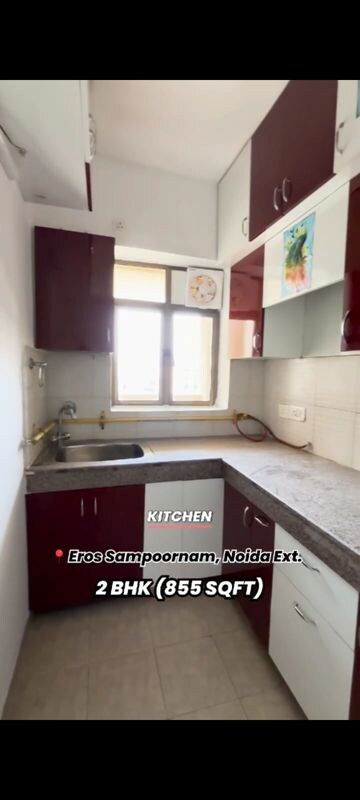 Kitchen in 2 BHK Apartment at Eros Sampoornam, Sector 2 Greater Noida – for Sale