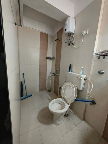 Bathroom in 3 BHK Apartment at Gajra Bhoomi Heights, Kharghar – for Rent