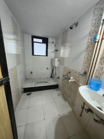 Bathroom in 3 BHK Apartment at Gajra Bhoomi Heights, Kharghar – for Rent