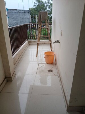 Balcony in 1.5 BHK Builder Floor at Guru Nanak Enclave, Dhakoli – for Rent