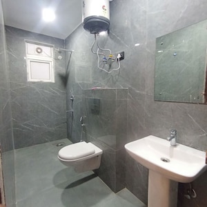 Bathroom in 3 BHK Builder Floor at Saket – for Rent