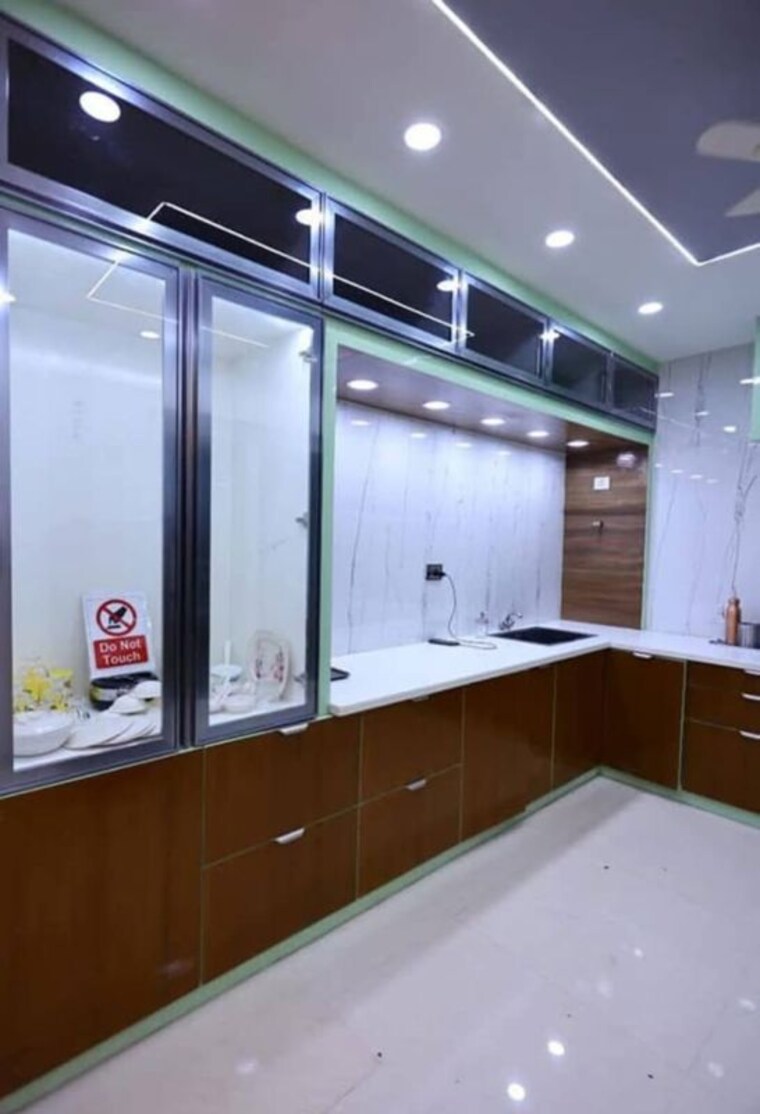 Kitchen, svc-tree-walk 3 Bedroom 2030 Sq.Ft. Apartment In Kondapur Hyderabad 9978189