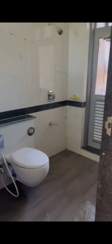 Bathroom in 2 BHK Apartment at Raheja Interface Heights, Malad West – for Rent