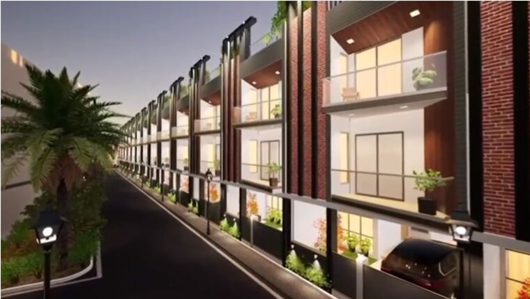 Exterior View, escon-park-view-villas 4 Bedroom 2719 Sq.Ft. Villa In Ecotech Iii Greater Noida Greater Noida 9978428