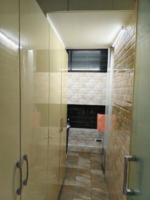 Bathroom in 3 BHK Apartment at Neev Ivory Tower, Dadar West – for Rent