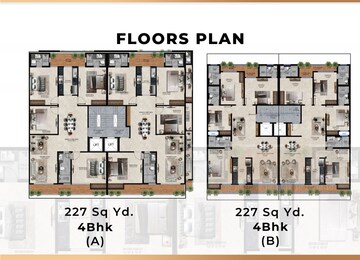 Floor Plan in 4 BHK Independent House at Sector 88a – for Sale