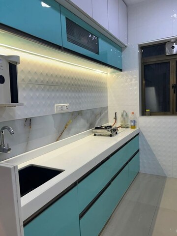 Kitchen in 1 BHK Apartment at Shree Chitrakut CHS, Dahisar East – for Sale