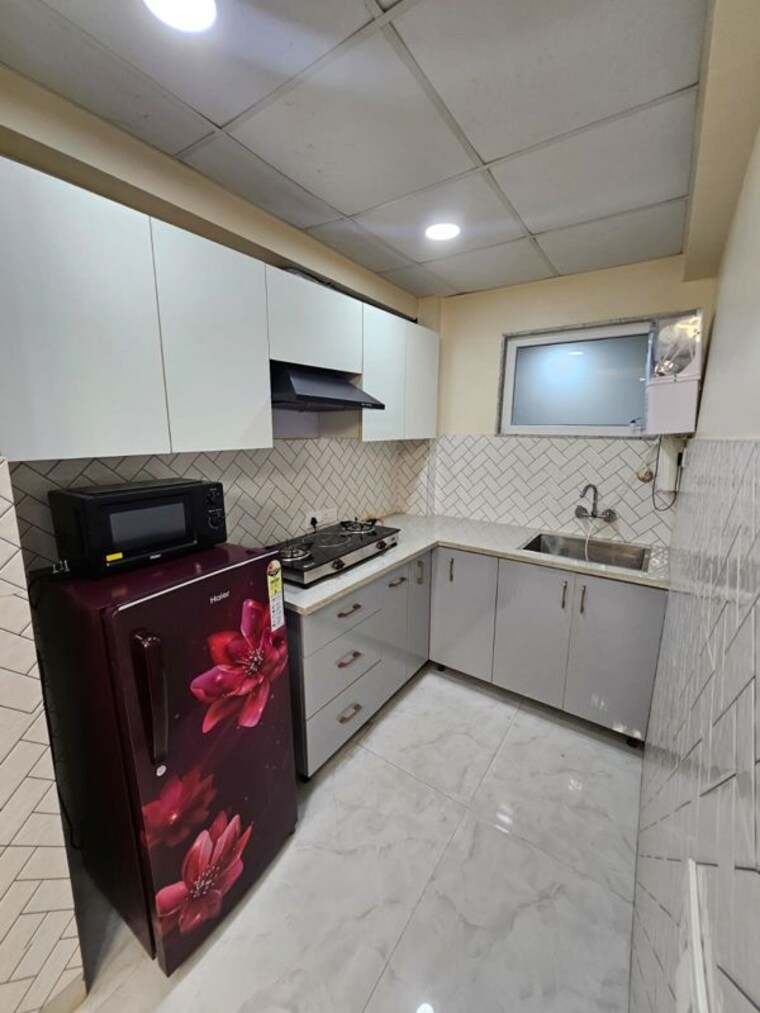 Kitchen, sector 46 1 Bedroom 751 Sq.Ft. Builder Floor In Sector 46 Gurgaon 9978826