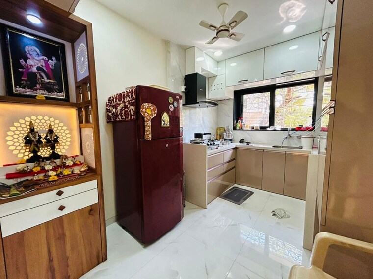 Kitchen, sun city 1 Bedroom 618 Sq.Ft. Apartment In Sun City Pune 9978845