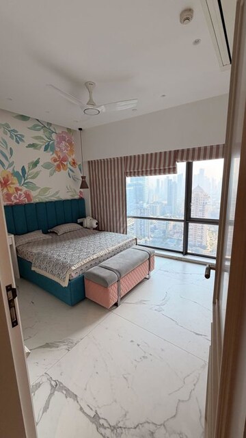 Bedroom in 3 BHK Apartment at Lodha The World Towers World One Tier 2, Worli – for Rent