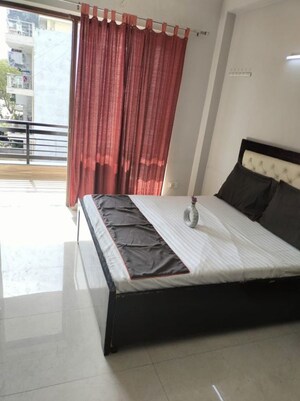 Bedroom in 3 BHK Builder Floor at Sushant Lok I – for Rent