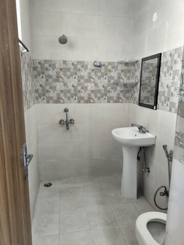 Bathroom in 3 BHK Builder Floor at Sushant Lok I – for Rent