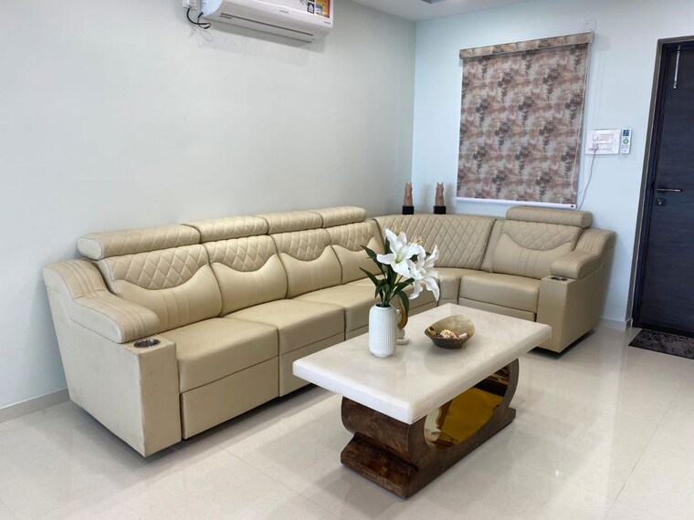 Living Room, frontline-seven 3 Bedroom 2185 Sq.Ft. Apartment In Kokapet Hyderabad 9978907