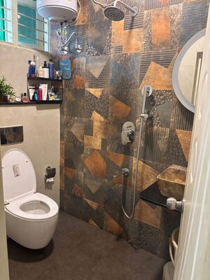 Bathroom in 2 BHK Apartment at Kasturi Nagar – for Rent