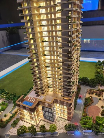 4 BHK Apartment – Exterior View View at Ganga Anantam, Sector 85 - for Sale