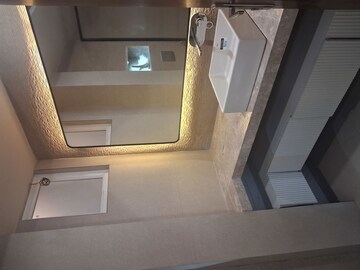 Bathroom in 4 BHK Apartment at DDA EWS Houses, Manglapuri – for Sale