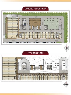 Floor Plan in  Office Space at Emperia C2, Turbhe – for Sale