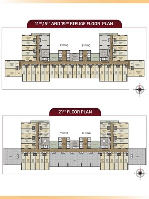 Floor Plan in  Office Space at Emperia C2, Turbhe – for Sale