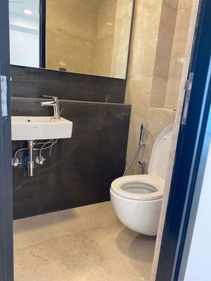 Bathroom in 3 BHK Apartment at Lodha The Park, Worli – for Rent