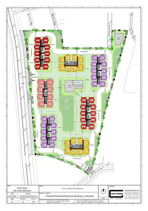 Master Plan in 3 BHK Apartment at Team4 Aria, Miyapur – for Sale