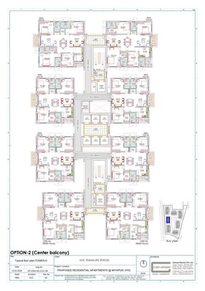 Master Plan in 3 BHK Apartment at Team4 Aria, Miyapur – for Sale