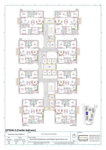 Master Plan in 3 BHK Apartment at Team4 Aria, Miyapur – for Sale