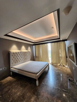 Living Room in 4 BHK Apartment at Lodha Trump Tower, Worli – for Rent