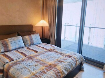Bedroom in 3 BHK Apartment at Lodha World Crest, Worli – for Rent