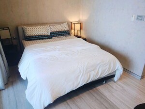 Bedroom in 3 BHK Apartment at Lodha World Crest, Worli – for Rent