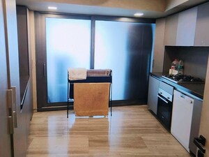 Living Room in 3 BHK Apartment at Lodha World Crest, Worli – for Rent