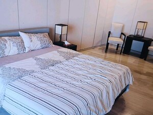 Bedroom in 3 BHK Apartment at Lodha World Crest, Worli – for Rent